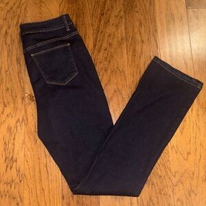 Chico's Dark Blue the Platinum Barely Boot jeans size 0.5 Tall